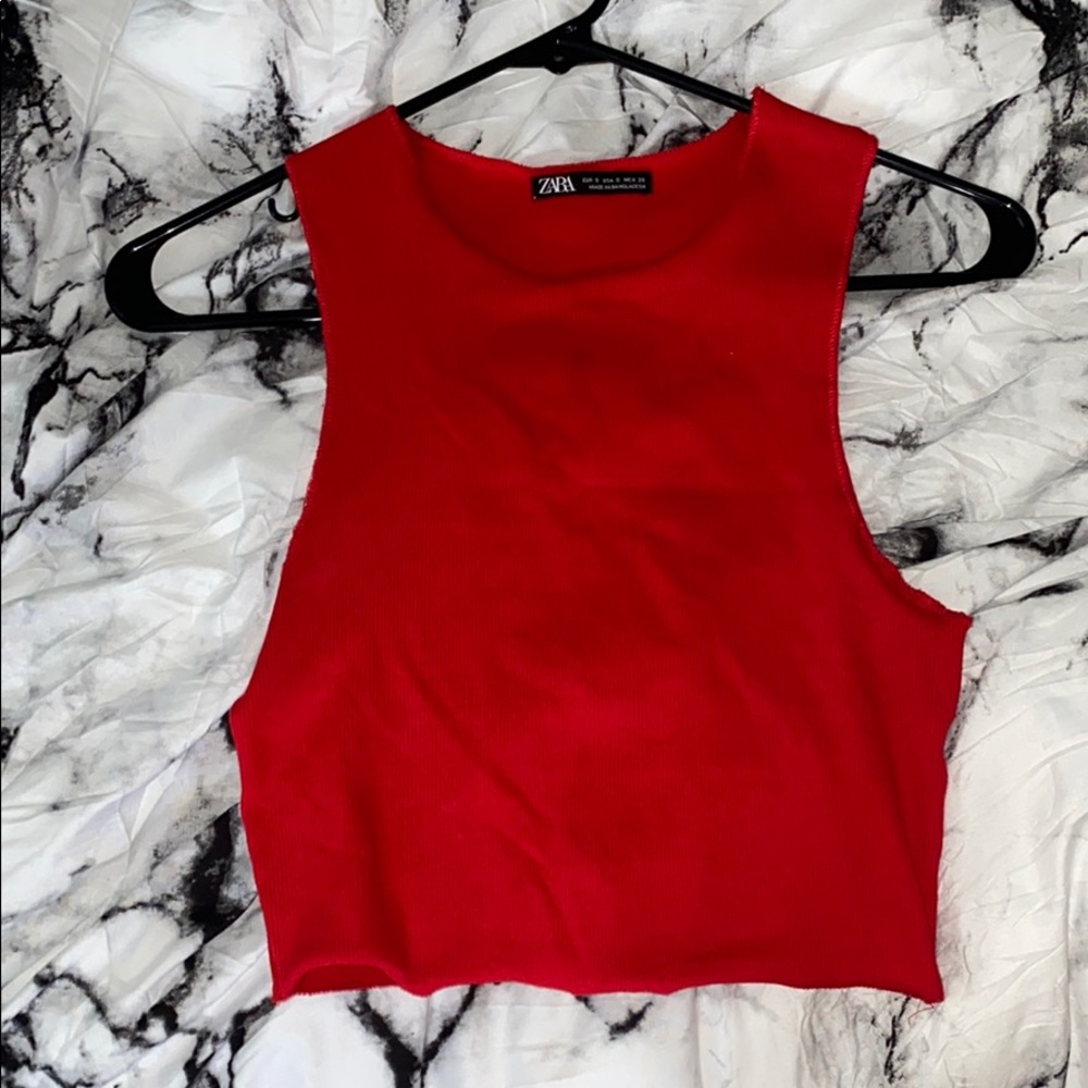 cute high neck crop top